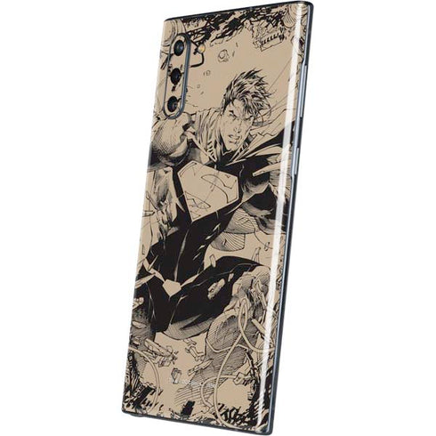 DC Comics Superman Unchained #1 Original Cover Pencils Galaxy Note 10 Skin